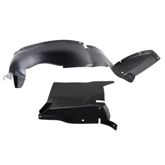 TRQ® - Front Driver and Passenger Side Fender Liner Set