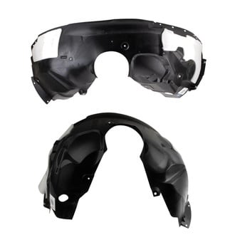 TRQ® - Front Inner Driver and Passenger Side Fender Liner Set