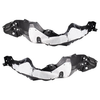 TRQ® - Front Driver and Passenger Side Fender Liner Set