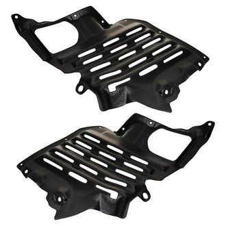 TRQ® - Front Driver and Passenger Side Fender Splash Shield Set