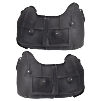 TRQ® - Front Driver and Passenger Side Fender Liner Set