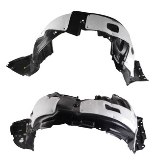 TRQ® - Front Driver and Passenger Side Fender Liner Set