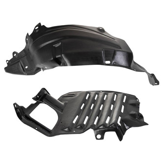 TRQ® - Front Driver and Passenger Side Fender Liner Set