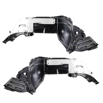 TRQ® - Front Driver and Passenger Side Fender Liner Set
