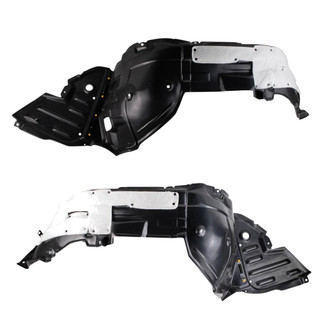 TRQ® - Front Driver and Passenger Side Fender Liner Set