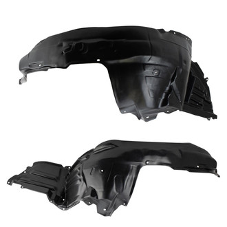 TRQ® - Front Driver and Passenger Side Fender Liner Set