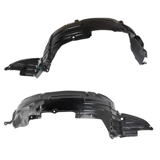 TRQ® - Front Driver and Passenger Side Fender Liner Set