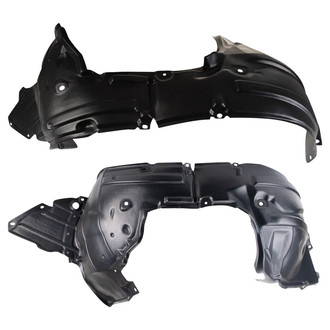 TRQ® - Front Driver and Passenger Side Fender Liner Set