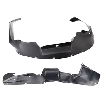 TRQ® - Driver and Passenger Side Fender Splash Shield Set