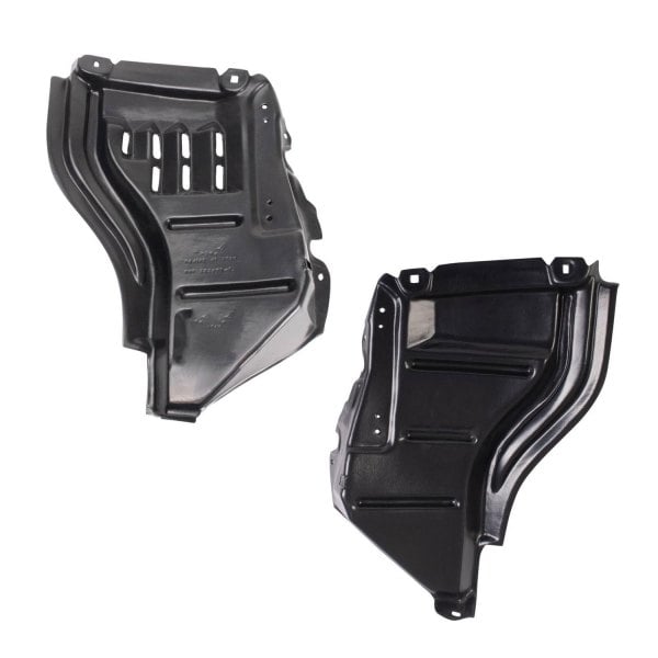 TRQ® - Front Driver and Passenger Side Fender Liner Set Front Section