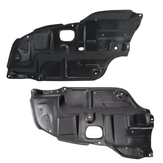 TRQ® - Driver and Passenger Side Engine Splash Shield