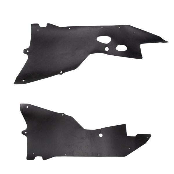 TRQ® - Driver and Passenger Side Engine Splash Shield Set