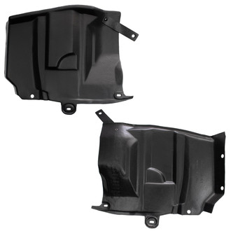 TRQ® - Front Driver and Passenger Side Engine Splash Shield