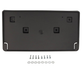 TRQ® - Black Front License Plate Bracket