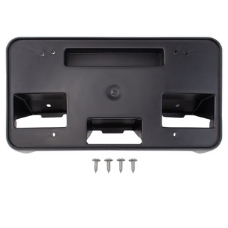 TRQ® - Black Front License Plate Bracket