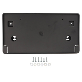 TRQ® - Black Front License Plate Bracket