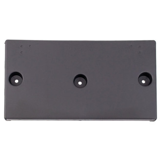 TRQ® - Black Front License Plate Bracket