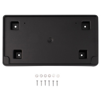 TRQ® - Black Front License Plate Bracket