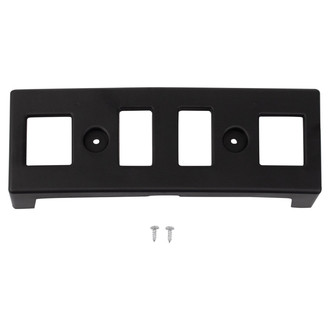 TRQ® - Black Front License Plate Bracket