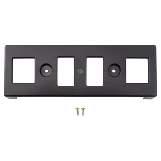 TRQ® - Black Front License Plate Bracket