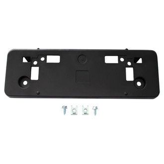 TRQ® - Black Front License Plate Bracket