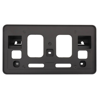 TRQ® - Black Front License Plate Bracket
