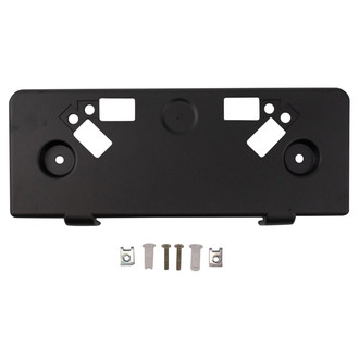 TRQ® - Black Front License Plate Bracket