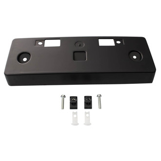 TRQ® - Black Front License Plate Bracket