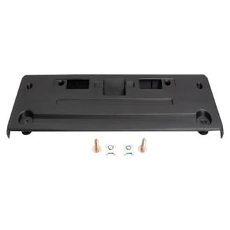 TRQ® - Black Front License Plate Bracket