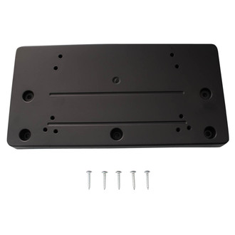 TRQ® - Black Front License Plate Bracket