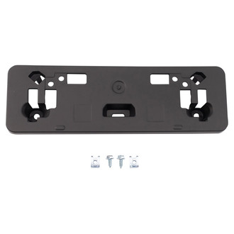 TRQ® - Black Front License Plate Bracket