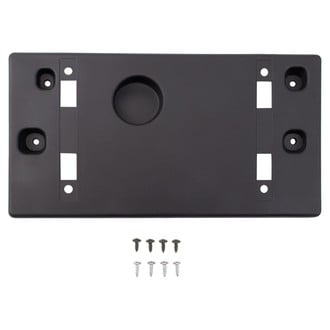 TRQ® - Black Front License Plate Bracket