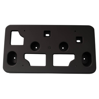 TRQ® - Black Front License Plate Bracket