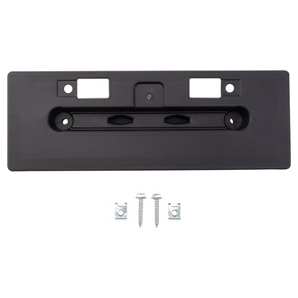 TRQ® - Black Front License Plate Bracket