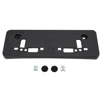 TRQ® - Black Front License Plate Bracket