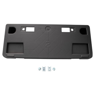 TRQ® - Black Front License Plate Bracket