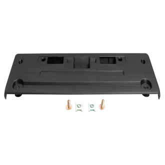 TRQ® - Black Front License Plate Bracket