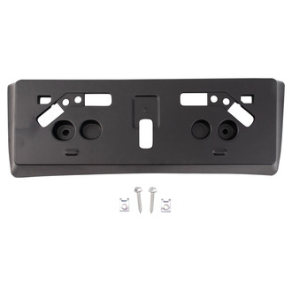 TRQ® - Black Front License Plate Bracket