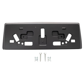 TRQ® - Black Front License Plate Bracket