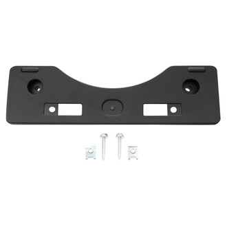 TRQ® - Black Front License Plate Bracket