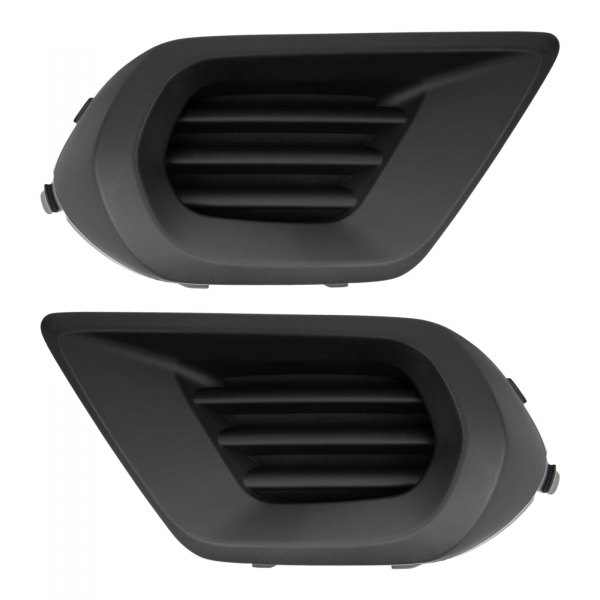 TRQ® - Front Driver and Passenger Side Fog Light Cover Set