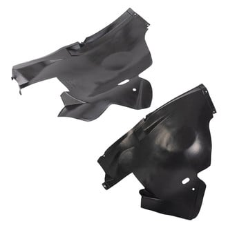 TRQ® - Front Driver and Passenger Side Fender Liner Front Section Set