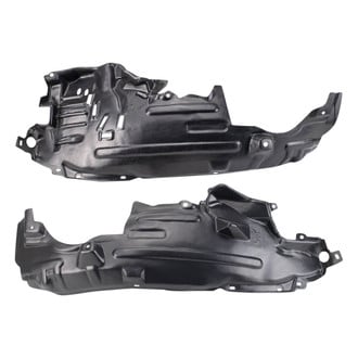 TRQ® - Front Rearward Driver and Passenger Side Fender Liner Set