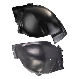 TRQ® - Front Rearward Driver and Passenger Side Fender Liner Set