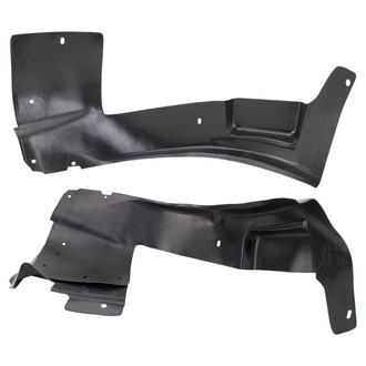 TRQ® - Front Driver and Passenger Side Fender Liner Rear Section Set