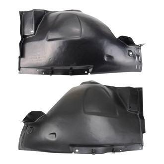 TRQ® - Front Driver and Passenger Side Fender Liner Rear Section Set