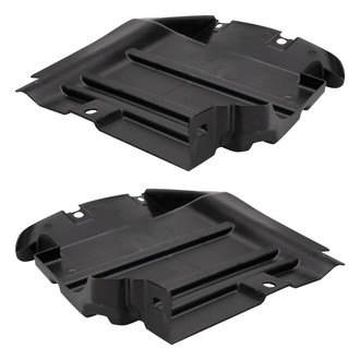 TRQ® - Front Driver and Passenger Side Fender Liner Front Section Set
