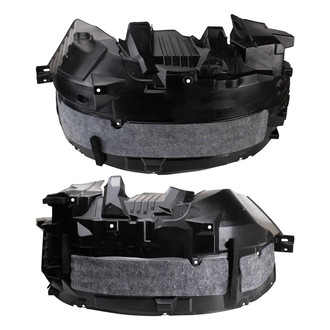 TRQ® - Front Rearward Driver and Passenger Side Fender Liner Set