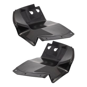 TRQ® - Front Driver and Passenger Side Fender Liner Front Section Set