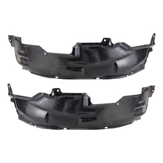 TRQ® - Front Driver and Passenger Side Fender Liner Rear Section Set
